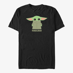 Queens Star Wars: The Mandalorian - The Child Covered Face Unisex T-Shirt Black