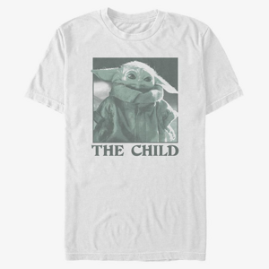 Queens Star Wars: The Mandalorian - The Child Monochrome Unisex T-Shirt White