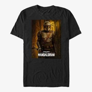 Queens Star Wars: The Mandalorian - The Mandalorian Poster Unisex T-Shirt Black