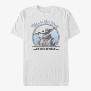 Queens Star Wars: The Mandalorian - THIS IS THE WAY Unisex T-Shirt White