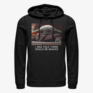 Queens Star Wars: The Mandalorian - Told About Snacks Unisex Hoodie Black