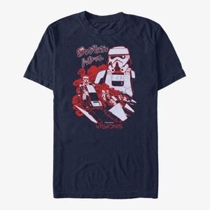 Queens Star Wars: Visions - Nice Ride 4 A Trooper Unisex T-Shirt Navy Blue