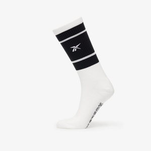 Ponožky Reebok Classics Basketball Socks 1-Pack White/ Black