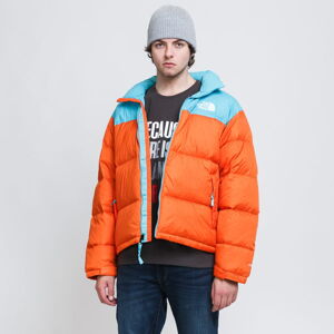 Pánska zimná bunda The North Face M 1996 Retro Nuptse Jacket oranžová / svetlomodrá