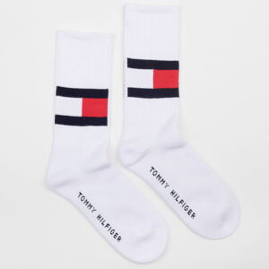 Ponožky Tommy Hilfiger TH Jeans Flag Socks biele