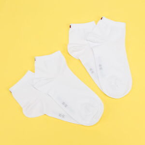 Ponožky Tommy Hilfiger TH Women Casual Short Sock 2Pack biele