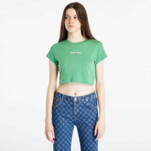 Dámske tričko TOMMY JEANS Bby Crp Essential T-Shirt Fluorine Green