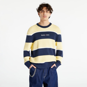 Sveter TOMMY JEANS Relaxed Bold Stripe Pullover Twilight Navy/ Multi