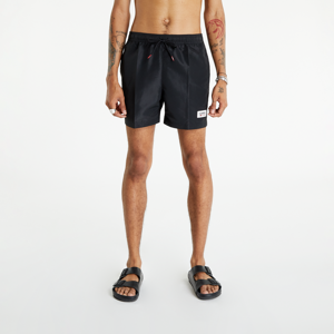 Pánske kúpacie šortky TOMMY JEANS SF Medium Drawstrings Swim Shorts black / red