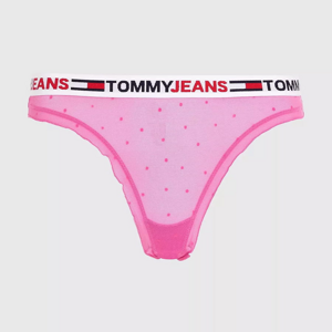 Nohavičky TOMMY JEANS Thong Pink Armour