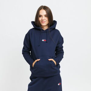 Dámska mikina TOMMY JEANS Tommy Center Badge Hoodie conavy