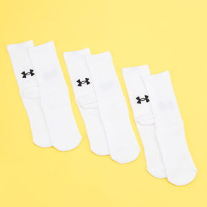 Ponožky Under Armour 3Pack Core Crew Socks biele