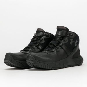 Pánska zimná obuv Under Armour MG Valsetz Mid Leather WP black / black