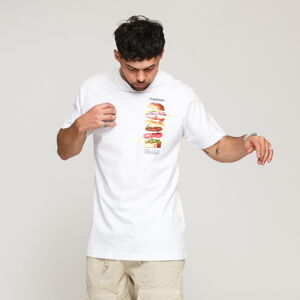 Tričko s krátkym rukávom Urban Classics A Burger Tee biele