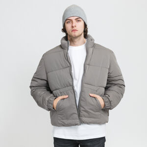 Pánska zimná bunda Urban Classics Cropped Puffer Jacket šedá