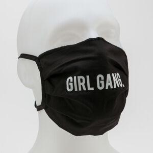Urban Classics Girl Gang Face Mask 2-Pack čierna