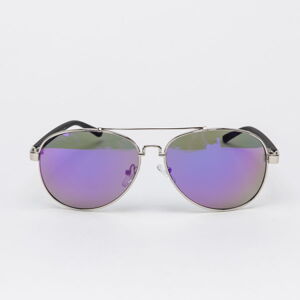 Slnečné okuliare Urban Classics Sunglasses Mumbo Mirror UC stříbrné / fialové