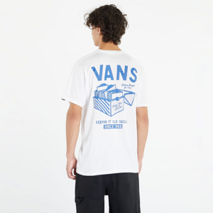 Vans Record Label Ss Tee White